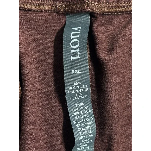 Vuori Ponto Performance Shorts Men's 2XL  7" Cedar Heather Athleisure Gym - Picture 10 of 14